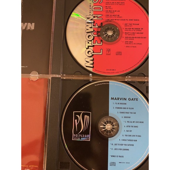 4 Motown Legends CDs Volume 1 ~ Marvin Gaye ~ Love Songs ~ Rick James - Picture 4 of 5